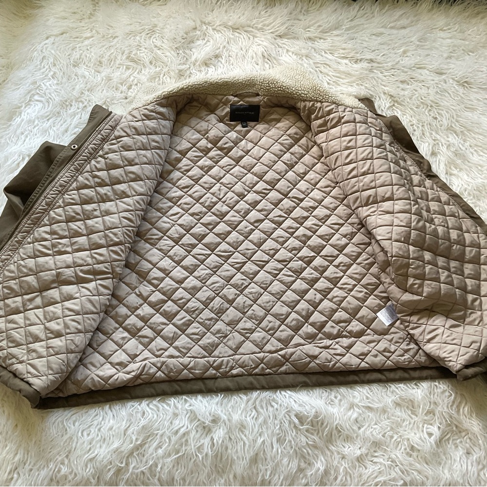 Banana Republic Olive Utility Jacket - Picture 4 of 7